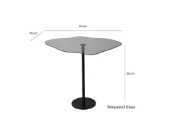 Deluxus Soffbord 60x45x60 cm Oval