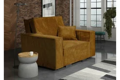 Denegal Bäddfåtölj Dark yellow