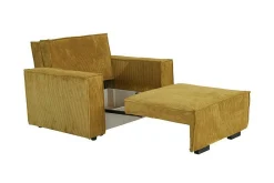 Denegal 2-sits Bäddsoffa Dark yellow