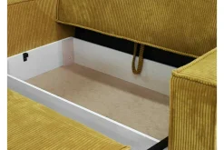 Denegal 2-sits Bäddsoffa Dark yellow