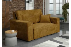 Denegal 2-sits Bäddsoffa Dark yellow