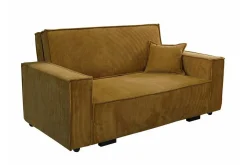 Denegal 2-sits Bäddsoffa Dark yellow