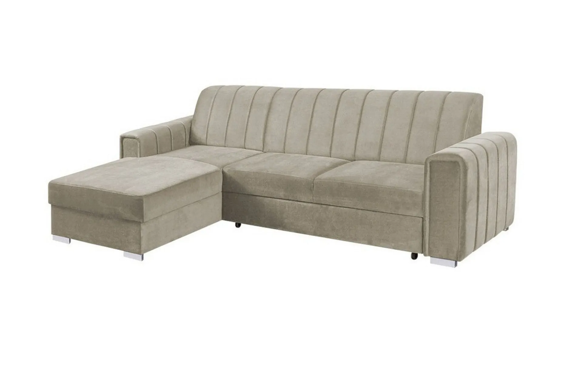 Denegal 3-sits Hörnbäddsoffa beige