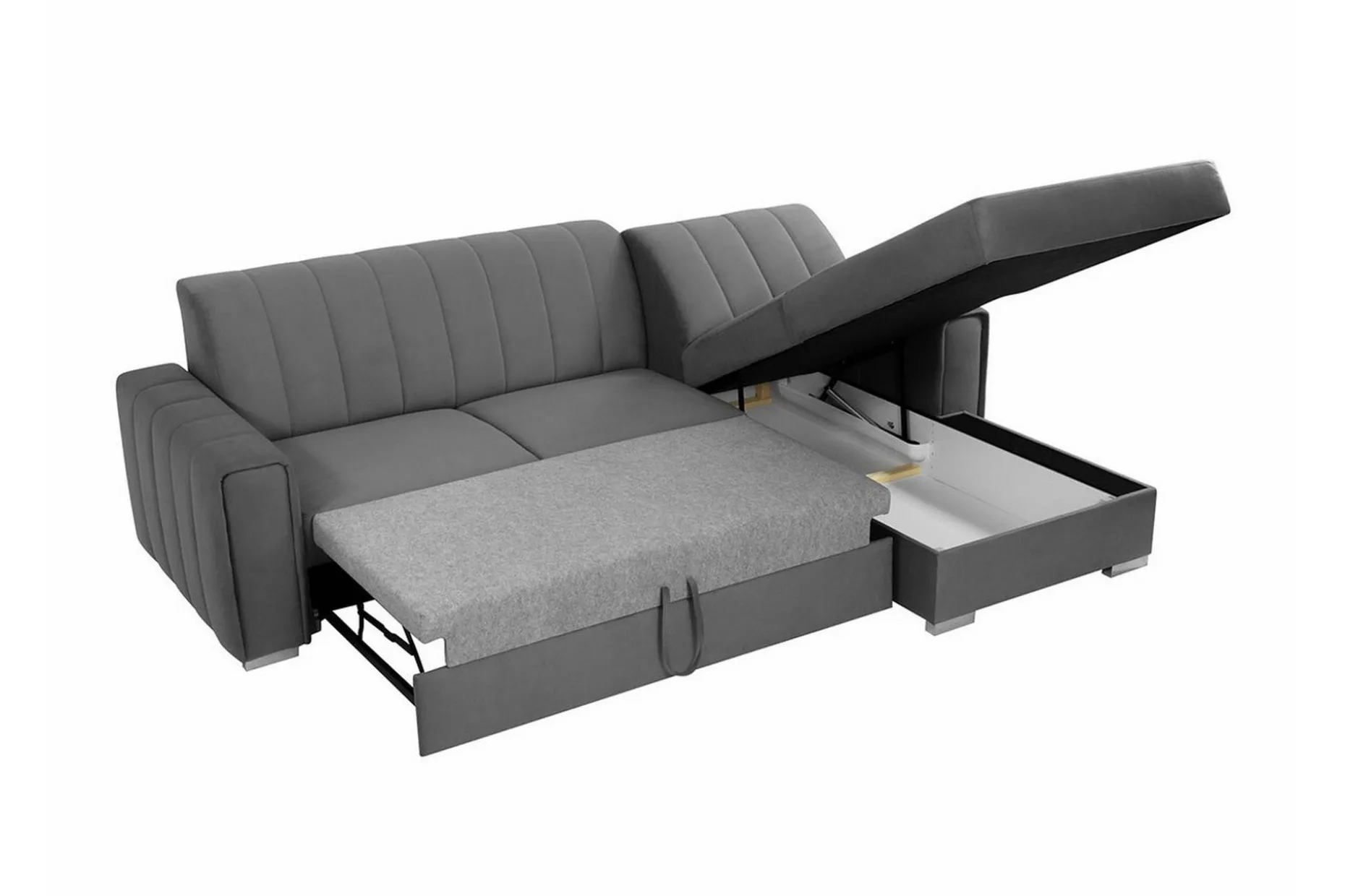 Denegal 3-sits Hörnbäddsoffa beige
