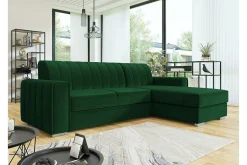 Denegal 3-sits Hörnbäddsoffa Green