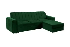 Denegal 3-sits Hörnbäddsoffa Green