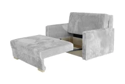 Denegal 2-sits liten bäddsoffa i Plysch
