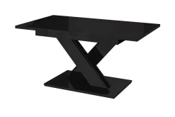 Denogal Matbord 80 cm Black high gloss
