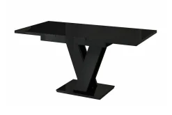 Denogal Matbord 80 cm Black high gloss