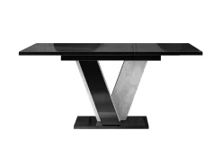 Denogal Matbord 90 cm Black high gloss