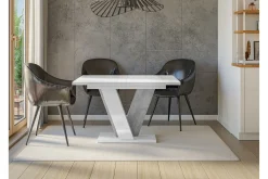 Denogal Matbord 90 cm Grey