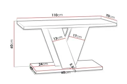 Denogal Soffbord 70 cm