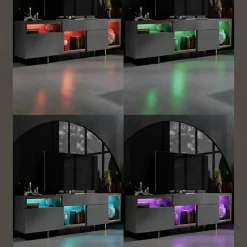 Denvar TV-bänk 180x55x32 cm