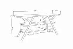 Desgrar Tv-bänk 120x55 cm