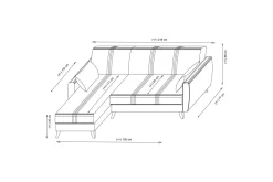 Dewan Bäddsoffa m. Divan 3-sits