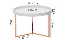 Dhir Soffbord 59 cm Runt