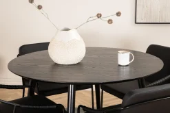 Dipp Matgrupp 115 cm Rund med 4 Tvista stolar