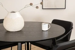 Dipp Matgrupp 115 cm Rund med 4 Tvista stolar