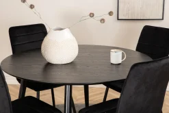 Dipp Matgrupp 115 cm Rund med 4 Windu Lyx stolar