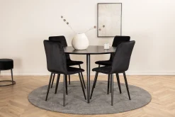 Dipp Matgrupp 115 cm Rund med 4 Windu Lyx stolar