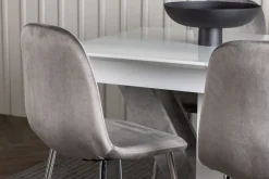 Disa Matgrupp 120 cm Rektangulär med 4 Eva stolar