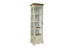 Displayskåp Samira 49x39xh178 cm Antikvit
