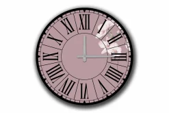 Diyadin Dekorklocka 50 cm Rund