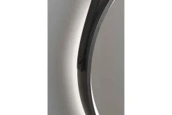Djupqvior Spegel 55x55 cm Rund LED-belysning