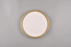 Doha LED Plafond 45 cm mattmässing