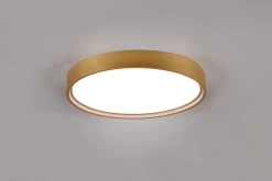 Doha LED Plafond 45 cm mattmässing