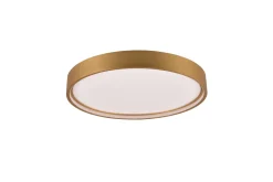 Doha LED Plafond 45 cm mattmässing