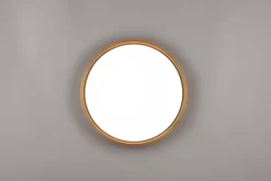 Doha LED Plafond 45 cm mattmässing