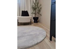 Dream Ryamatta Grå 200 cm Rund