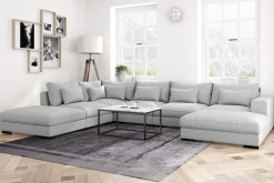 Dubai U-modulsoffa med Divan Höger Extra Djup