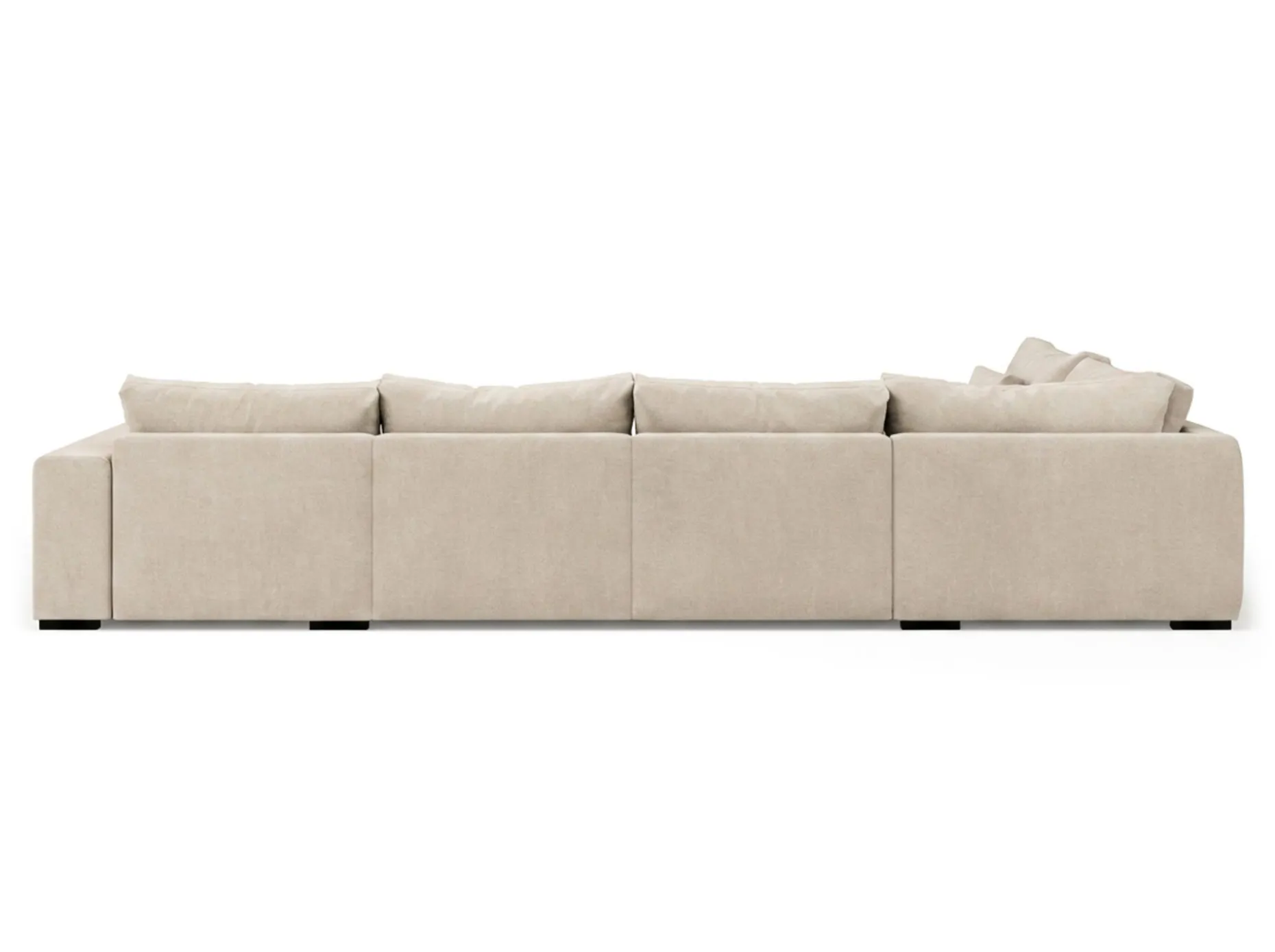 Dubai U-modulsoffa med Divan Höger Extra Djup i Chenille