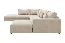 Dubai U-modulsoffa med Divan Höger Extra Djup i Chenille