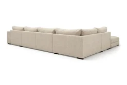 Dubai U-modulsoffa med Divan Höger Extra Djup i Chenille