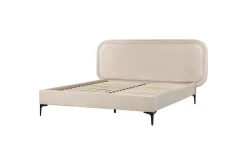 Dubbelsäng Suzette med lamellram Ljusbeige, 160x200 cm