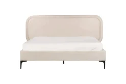 Dubbelsäng Suzette med lamellram Ljusbeige, 160x200 cm