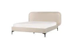 Dubbelsäng Suzette med lamellram Ljusbeige, 160x200 cm