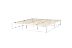 Dubbelsäng Viry med lamellram Vit, 180x200 cm