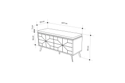 Dune Skoskåp 107 cm