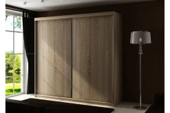 Dunkra Garderob LED-belysning Blå 200 cm