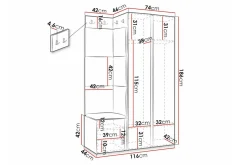 Dunvegan Highboard Black