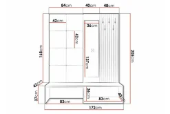 Dunvegan Highboard Black