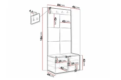 Dunvegan Highboard Black