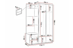 Dunvegan Highboard Black
