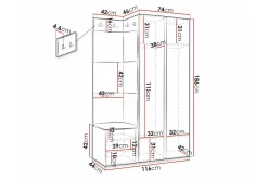 Dunvegan Highboard Black