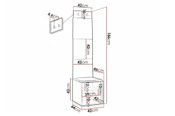 Dunvegan Highboard Black