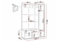 Dunvegan Highboard Black